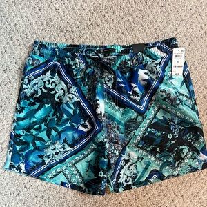 Men’s INC Swim Trunks Size XL, Blue and Green